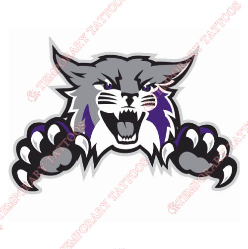 Weber State Wildcats Customize Temporary Tattoos Stickers NO.6922